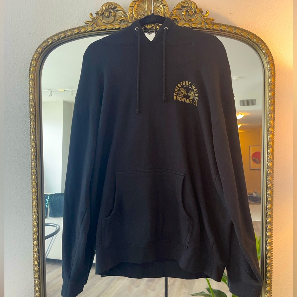 L black Walker brewing sweatshirt